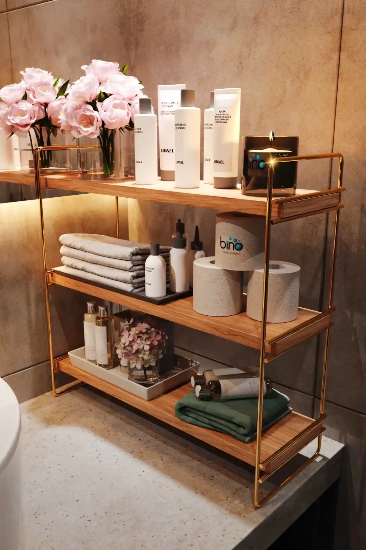 Bino Masa Üstü Düzenleyici Organizer: Modern ve Şık Ahşap Tasarım Çözümü