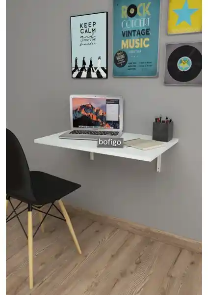 Bofigo Katlanır Masa 72x45 cm Modern ve Çok Yönlü Kullanım İçin Uygun Tasarım