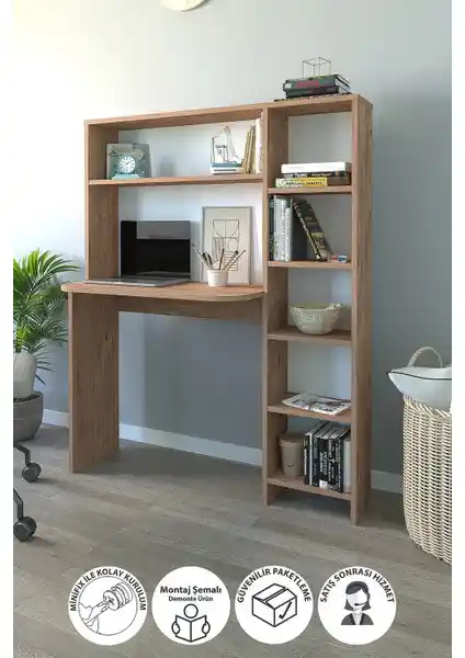 Bofigo Kitaplıklı Çalışma Masası: Modern ve Fonksiyonel Çocuk ve Gençler İçin Tasarım