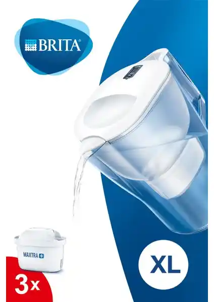 BRITA Aluna XL 3 Filtreli Su Arıtma Sürahisi ile Sağlıklı ve Lezzetli Su Deneyimi