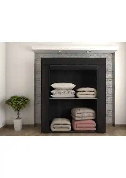 Burak Metal Borulu Yorgan Hurcu Yüklük Dolap: Dayanıklı ve Çok Yönlü Depolama Çözümü