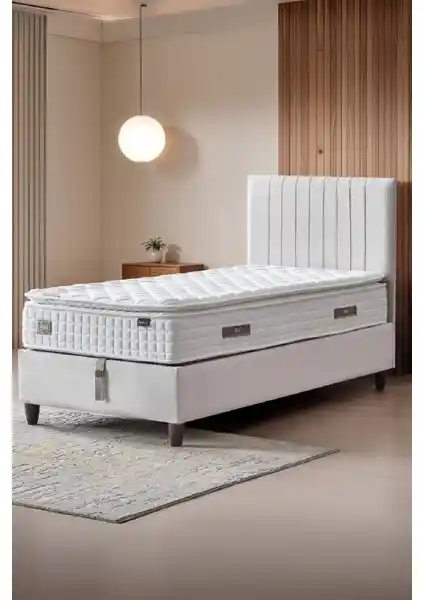 Cennet Yatak Zambak 3'lü Set: Şık ve Konforlu Tek Kişilik Uyku Çözümü