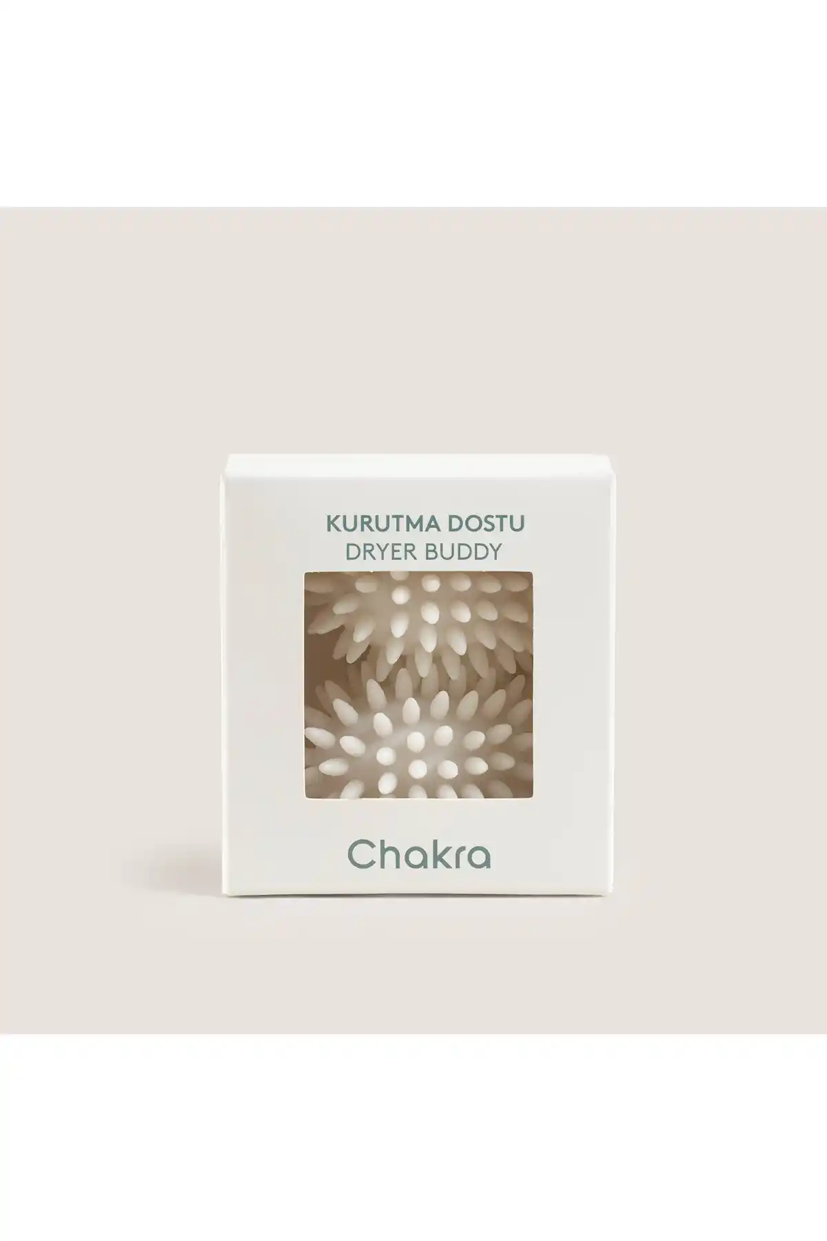 Chakra 2'li Kirpi Kurutma Topu Beyaz ile Çamaşır Kurutma Sürecinizi Optimize Edin