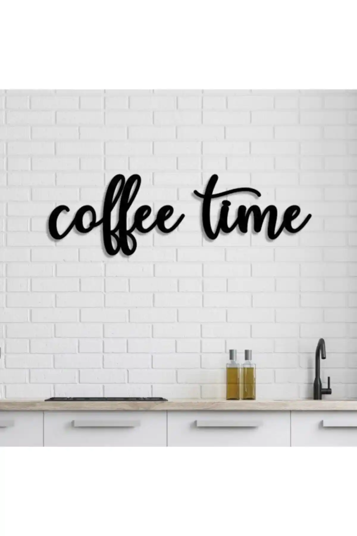 Coffee Time Duvar Yazıları Ahşap Dekorasyonu Modern ve Rustik Tarzlarda Şık Bir Seçenek