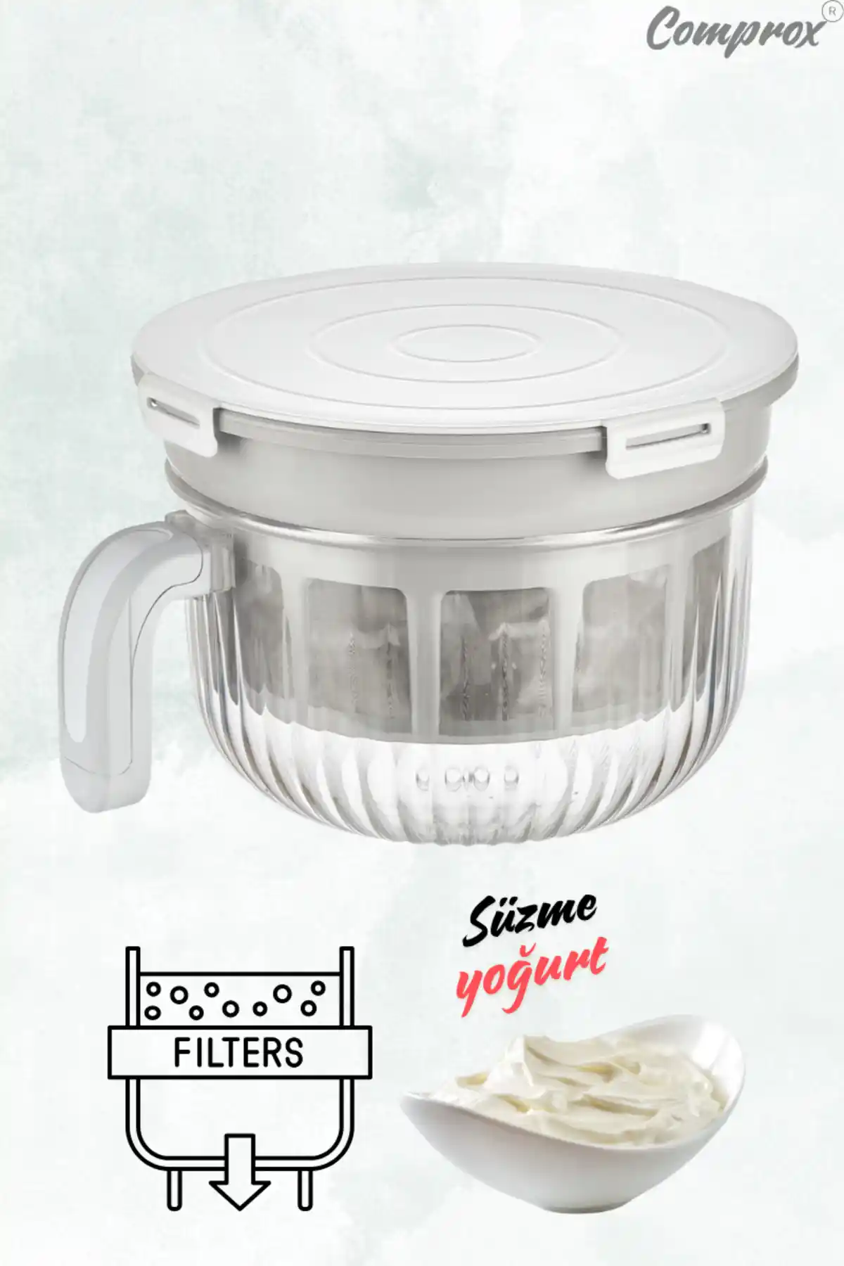 Comprox Vip Ahmet Yoğurt Süzme Aparatı: Evde Sağlıklı Yoğurt Hazırlama Çözümü