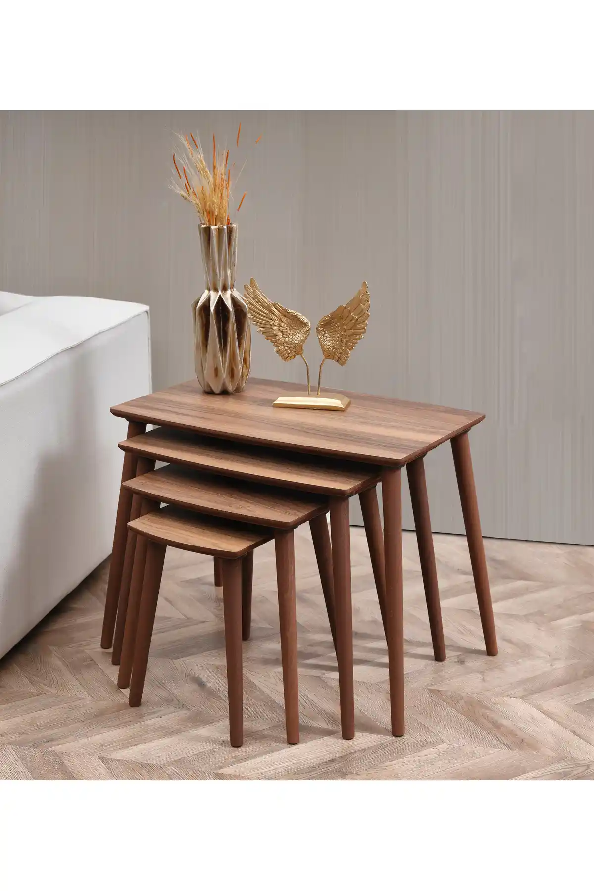 Dest Mobilya 4'lü Rüya Zigon Sehpa Seti Modern Tasarım ve Dayanıklı Malzeme ile Şık Çözümler