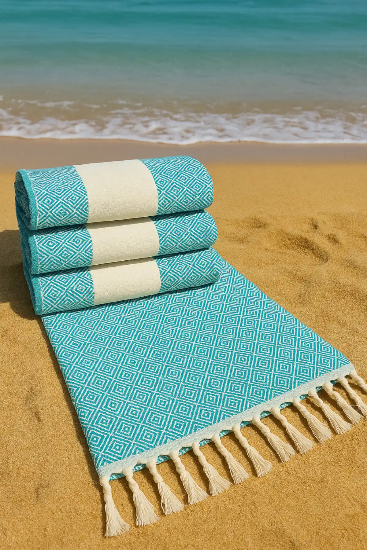 Doğal Pamuklu Peştemal Fabric Box Geniş Boyut ve Şık Tasarım ile Çok Yönlü Kullanım