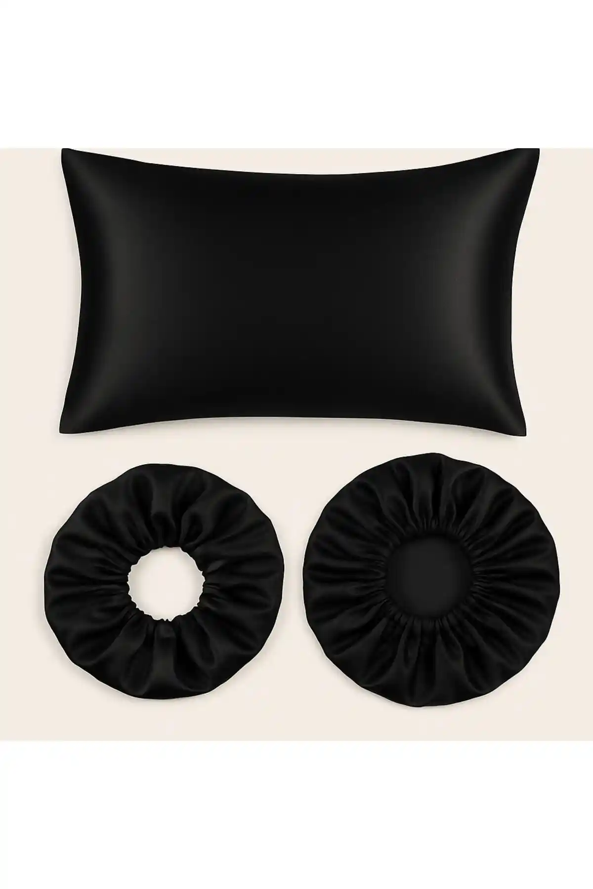 Dusk İpek Saten Yastık Kılıfı ve Aksesuar Seti: Şıklık ve Konforun Birleşimi