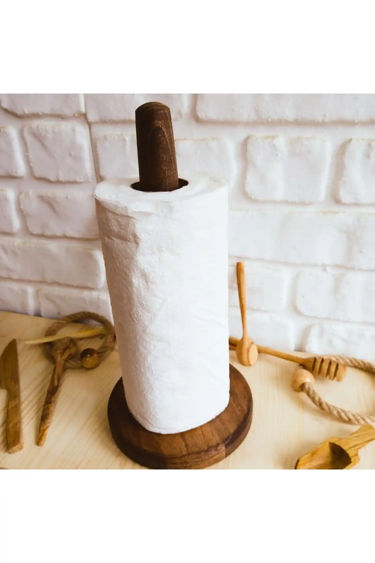 Ea Elizi Ahşap Kahverengi Kağıt Havluluk: Estetik ve Dayanıklı Banyo ve Mutfak Dekorasyonu