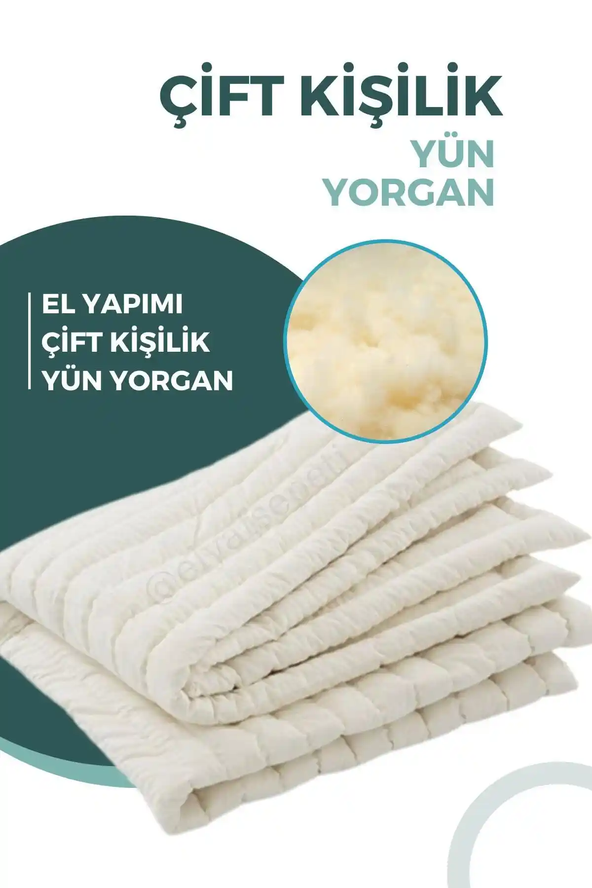 El Yapımı %100 Yün Yorgan Doğal Konfor ve Estetik Sunar
