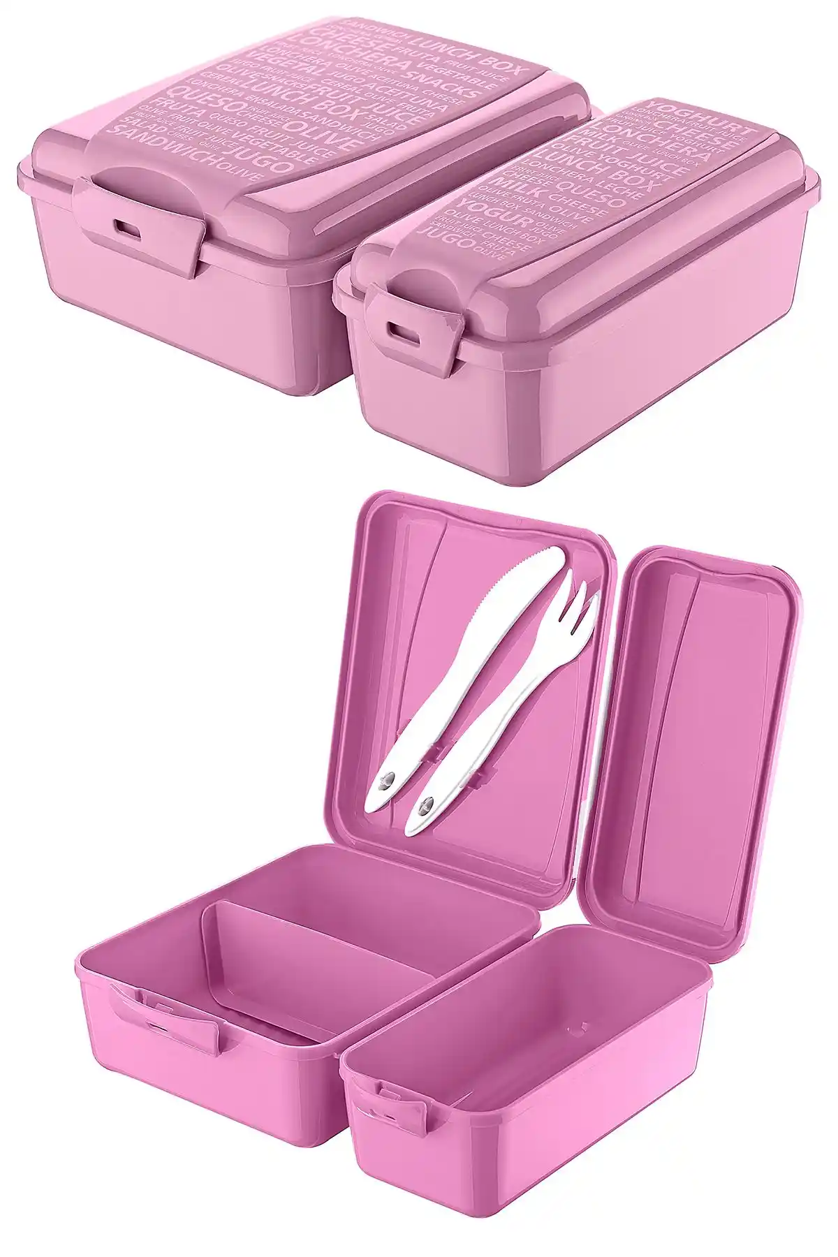 Emofom 1300 ml Beslenme Kabı Seti Sağlıklı ve Pratik Yemek Saklama Çözümü