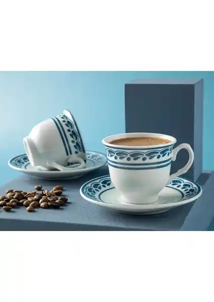 English Home Axis Porselen 2'li Kahve Fincan Takımı Şık ve Kullanışlı Tasarımıyla Günlük Kahve Keyfi İçin