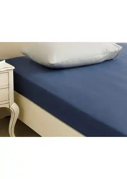 English Home Düz Pamuklu Tek Kişilik Plus Lastikli Çarşaf Yatak Odası Şıklığı ve Konforu İçin