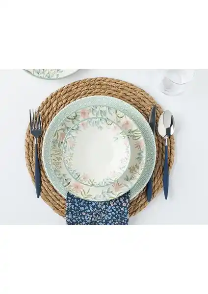 English Home Saigon Porselen 24 Parça 6 Kişilik Yemek Takımı Estetik ve Dayanıklı Tasarım