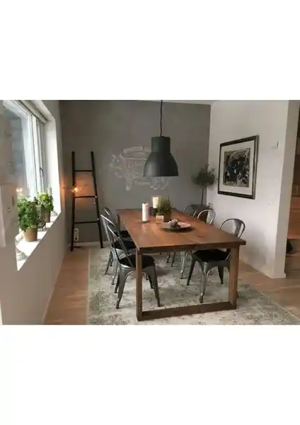 Enjoy Life Enjoylıfe Ahşap Yemek Masası: Estetik ve Dayanıklılığı Bir Arada Sunar