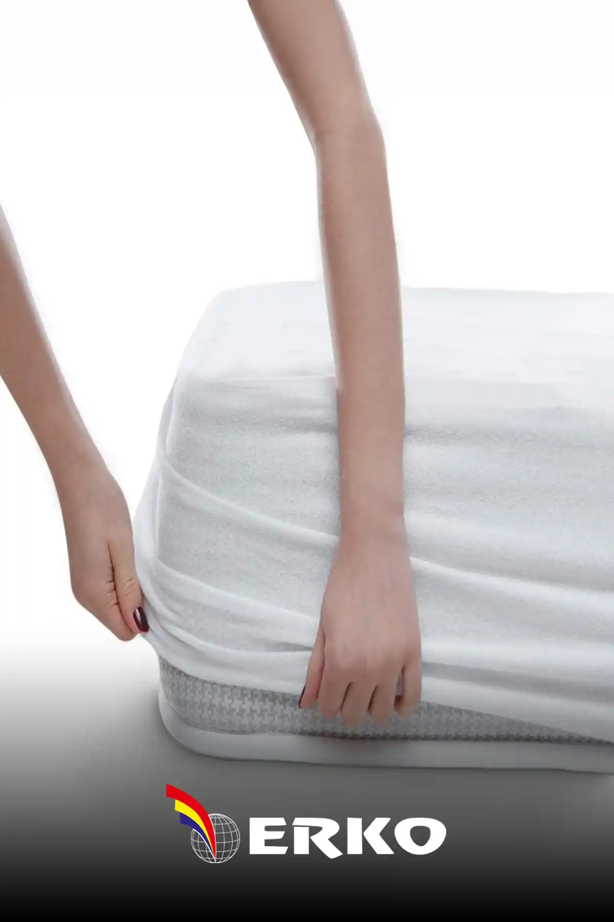 Erko Dört Mevsim Micro Full Kenar Fitted Yatak Koruyucu Sıvı Geçirmez ve Hijyenik Kullanım