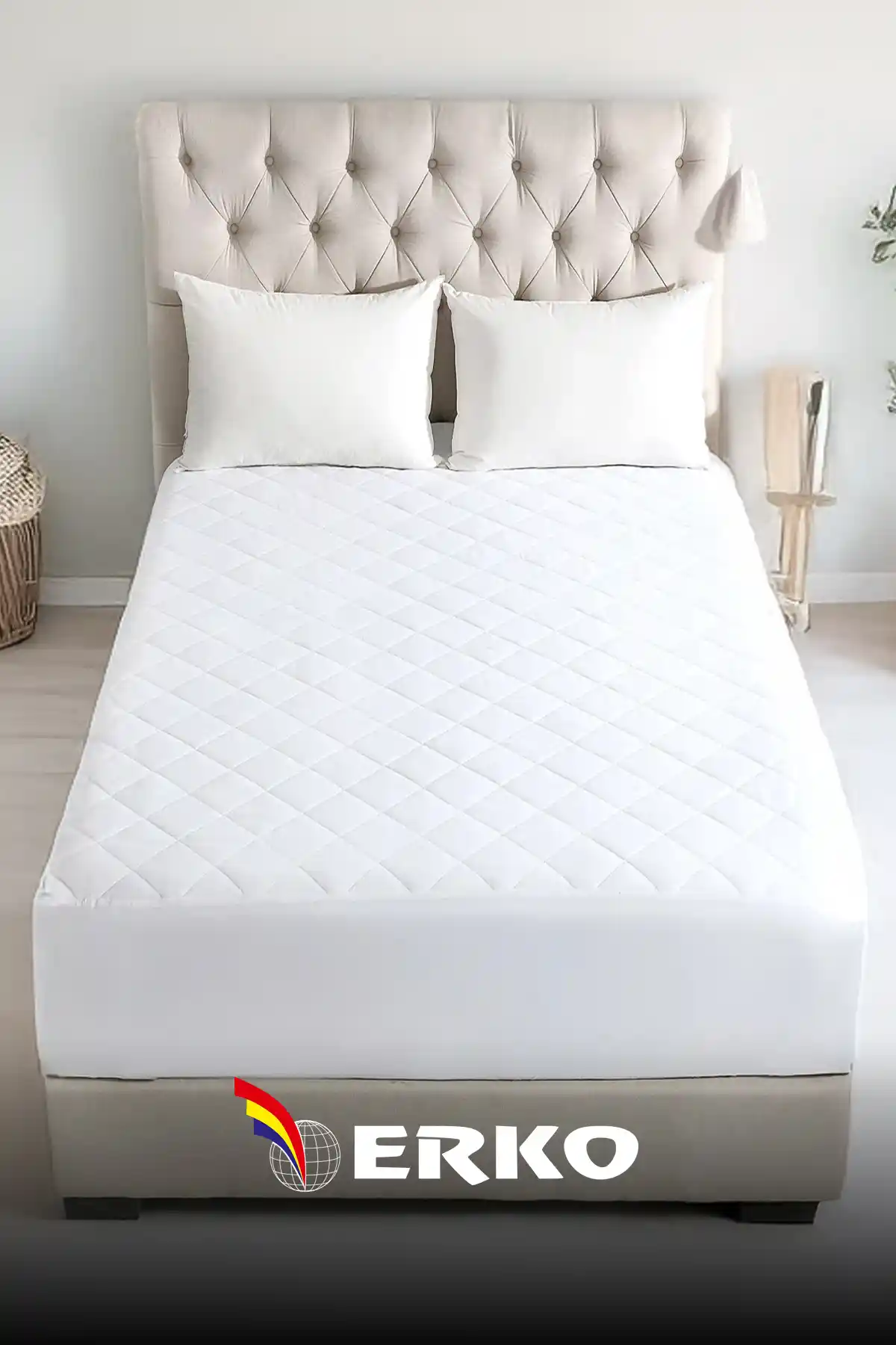 Erko Dört Mevsim Soft Touch Kapitone Yatak Koruyucu Alez Yataklarınızı Koruyan ve Konfor Sağlayan Ürün