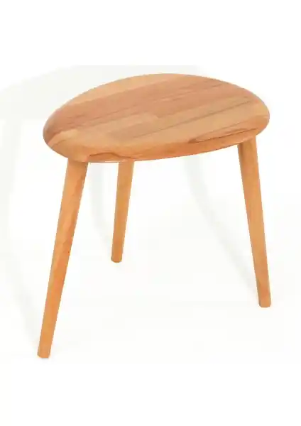 Faw Decor Naturel Masif Doğal Zigon Sehpa Seti Modern ve Dayanıklı Tasarım Özellikleri