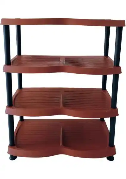 Foldhom Plastik Ayakkabılık ve Terlik Rafı: Modern ve Pratik Depolama Çözümü