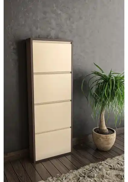 Gada Grup 4'lü Metal Ayakkabılık: Modern ve Dayanıklı Depolama Çözümü