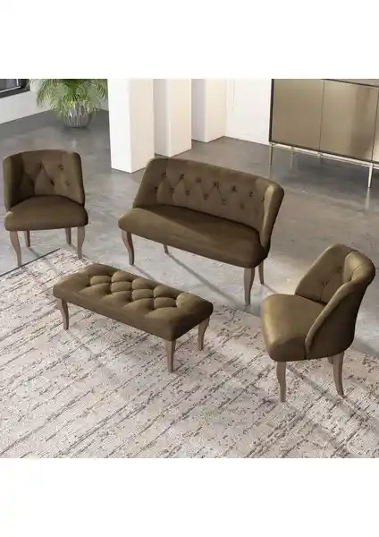 GadaHome Modern ve Şık Çay Seti Koltuk Takımı ile Oturma Alanlarınızı Yenileyin
