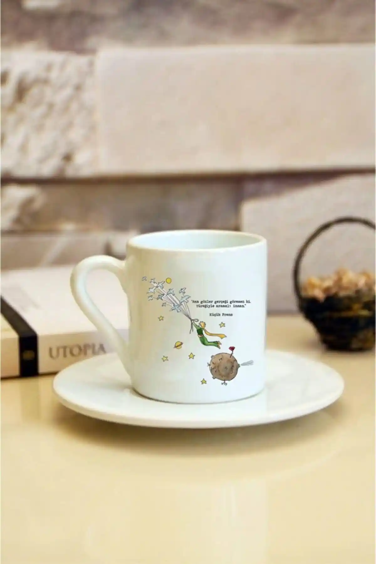 Genel Markalar Küçük Prens Baskılı Beyaz Türk Kahvesi Fincanı Özellikleri ve Kullanım İpuçları