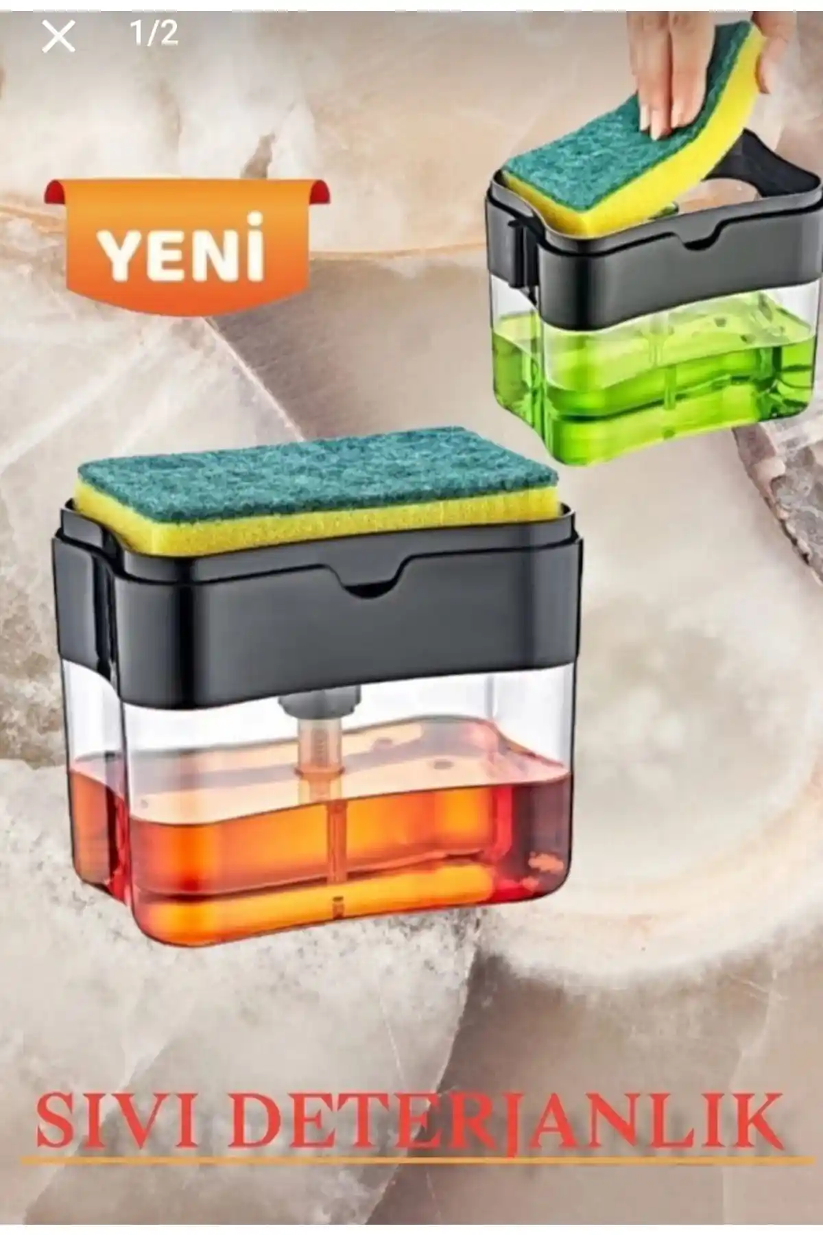 Genel Markalar Sıvı Sabunluk ve Deterjan Kutusu: Dayanıklı ve Şık Mutfak Temizlik Çözümü