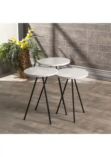 Gold Falez Mobilya Aksesuar Zigon Sehpa Seti Modern ve Çok Yönlü Tasarım