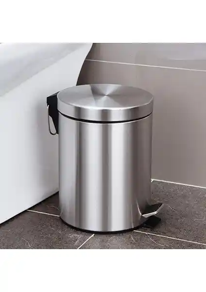 GörSeç Paslanmaz Metal Çöp Kovası Dar Alanlar İçin Modern ve İşlevsel Çözüm
