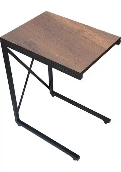 Grande Home Metal Yıldız Tekerlekli C Servis Sehpası Modern Tasarım ve Çok Amaçlı Kullanım