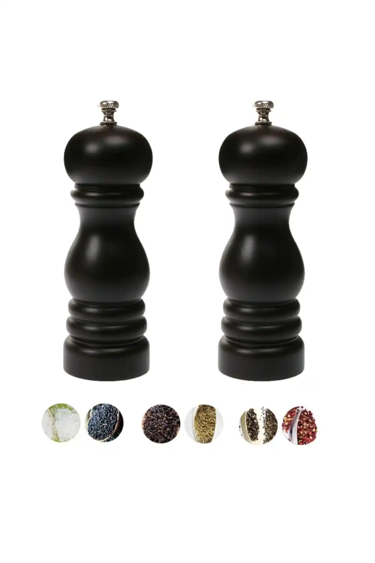 Greathings Ahşap Tuz Karabiber Öğütücü Seti: Şık ve Fonksiyonel Mutfak Dekorasyonu