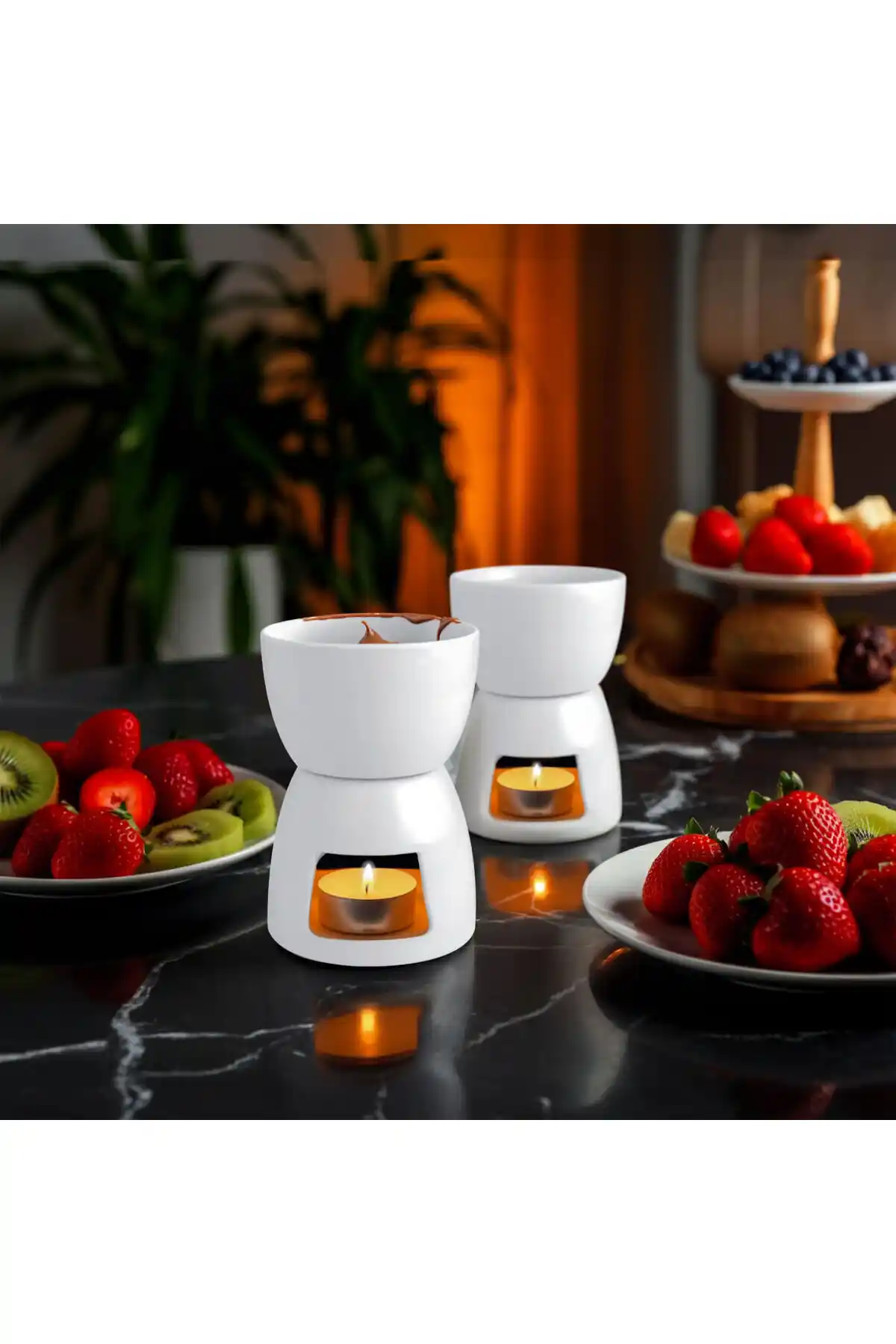 Güral Porselen Güral 2’li Fondü Seti: Şıklık ve Fonksiyonellik Bir Arada