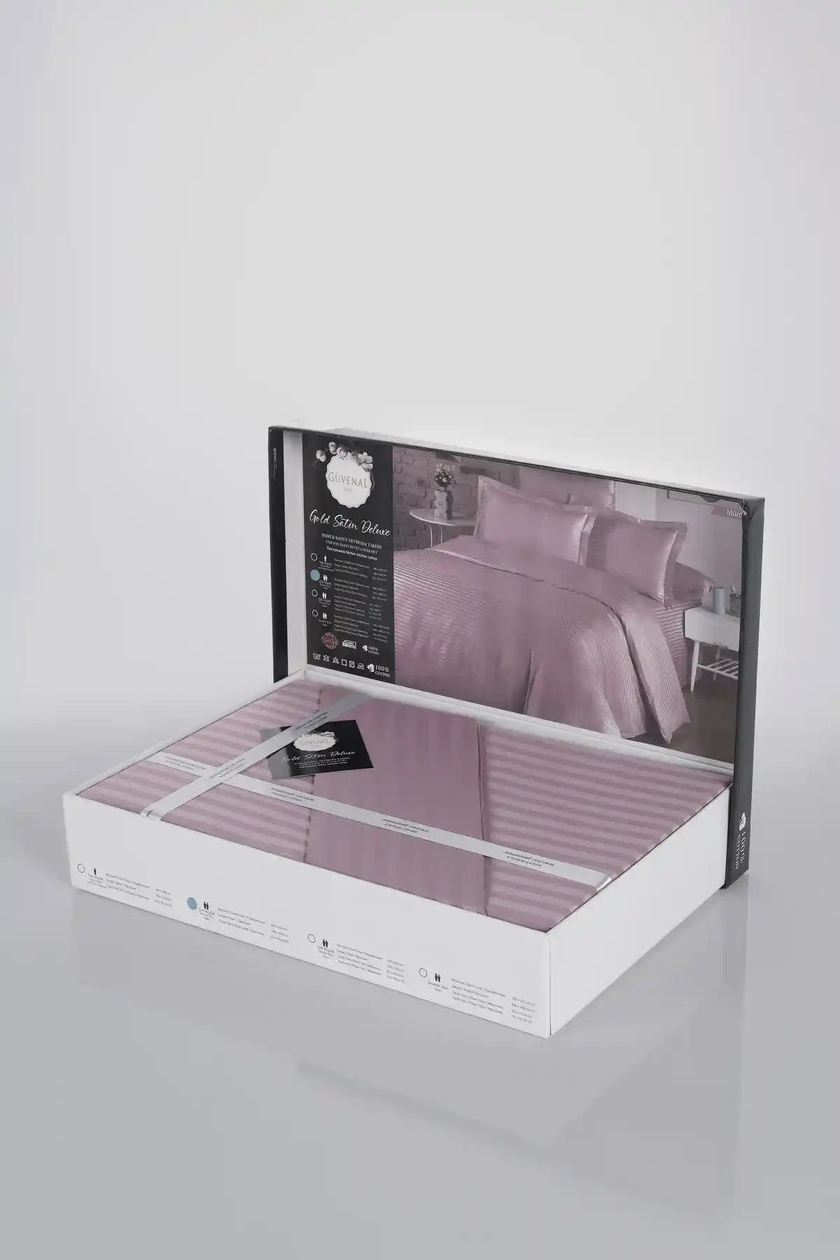 Güvenal DELUXE Pamuk Saten Çift Kişilik Nevresim Takımı Yüksek Konfor ve Şıklık Sunar