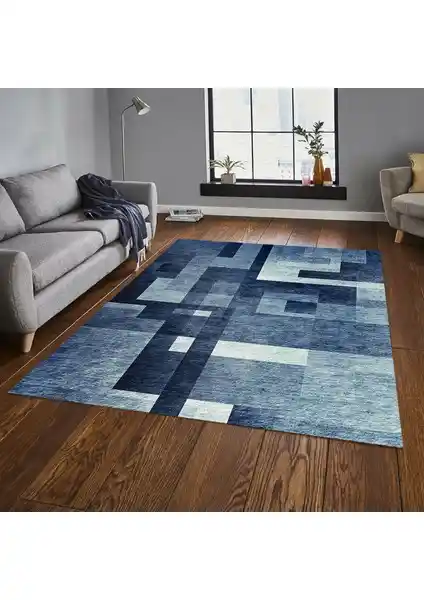 Homefesto Dekoratif Özel Tasarım Kaymaz Taban Yıkanabilir Halı Ev Dekorasyonuna Modern Dokunuş