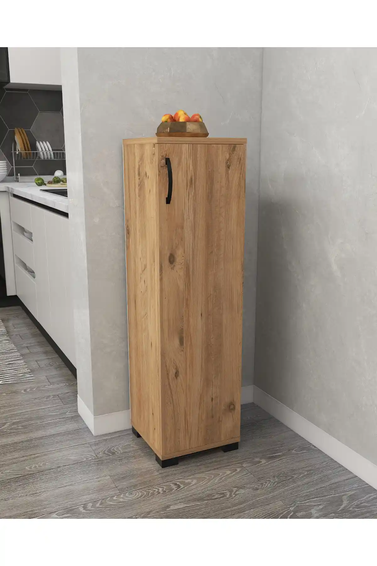 IRMAK DÜNYASI Çok Amaçlı Mini Dolap Dar Alanlar İçin Fonksiyonel ve Estetik Çözüm