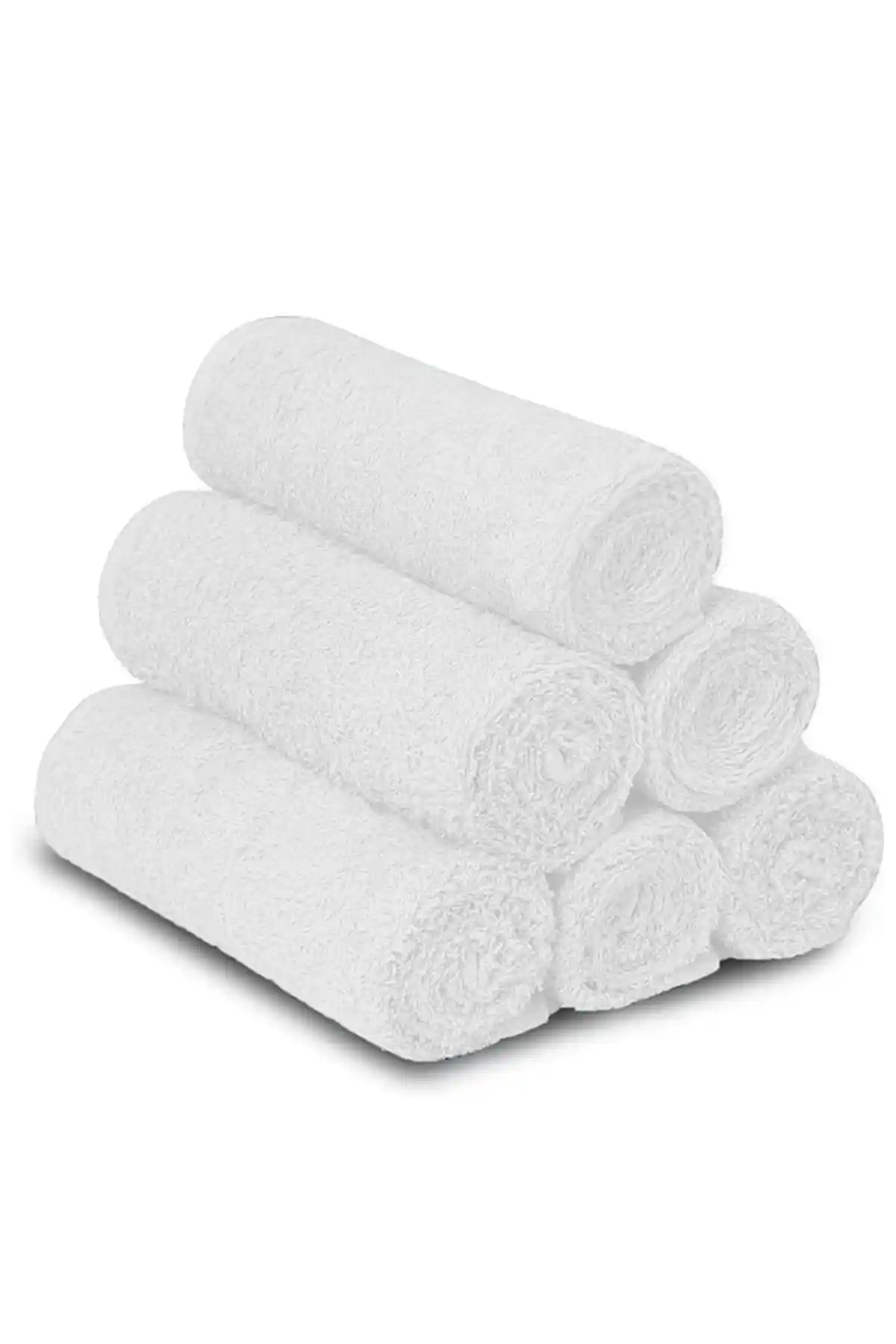 KAYABEY HOME 6'lı %100 Pamuk El Yüz Havlusu Seti Şık ve Dayanıklı Tasarım