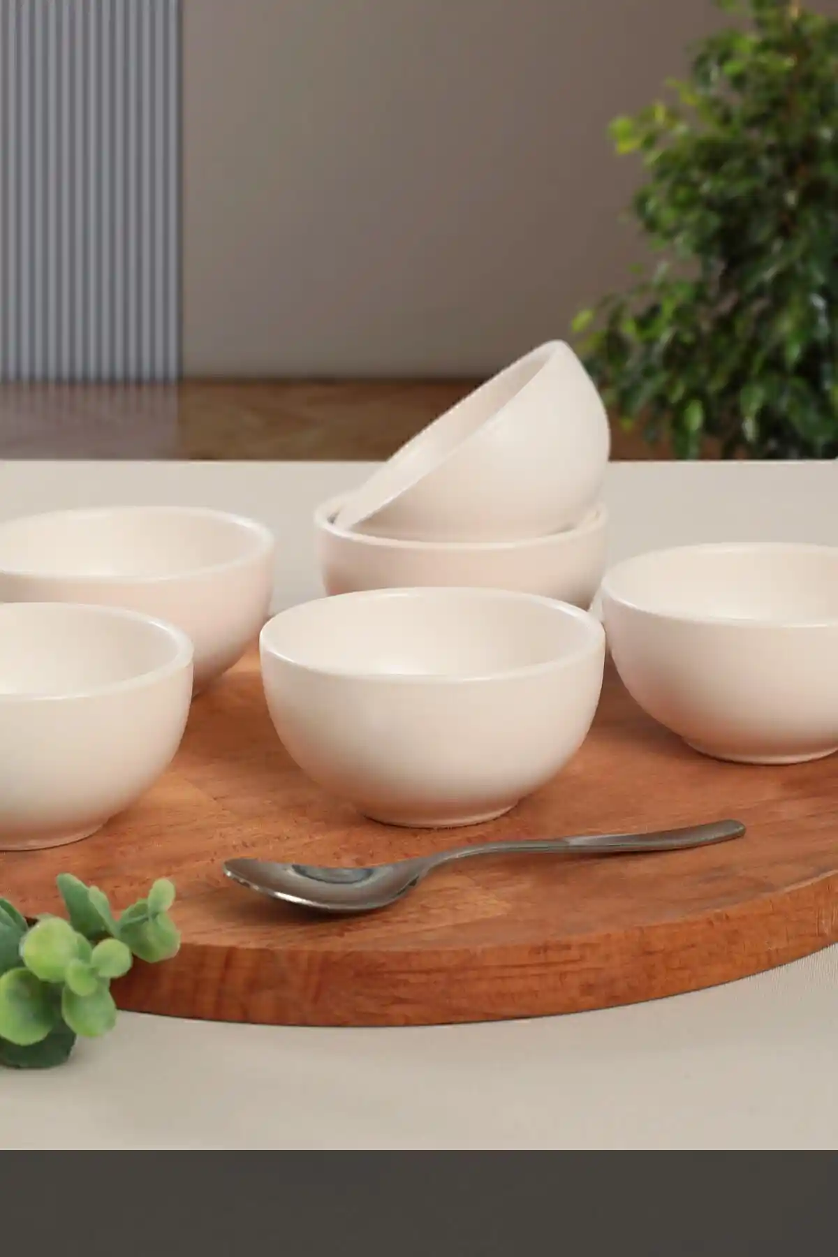 Keramika Mat Beyaz Bulut Çerezlik ve Sosluk Seti: Şık ve Dayanıklı Seramik Mutfak Gereçleri