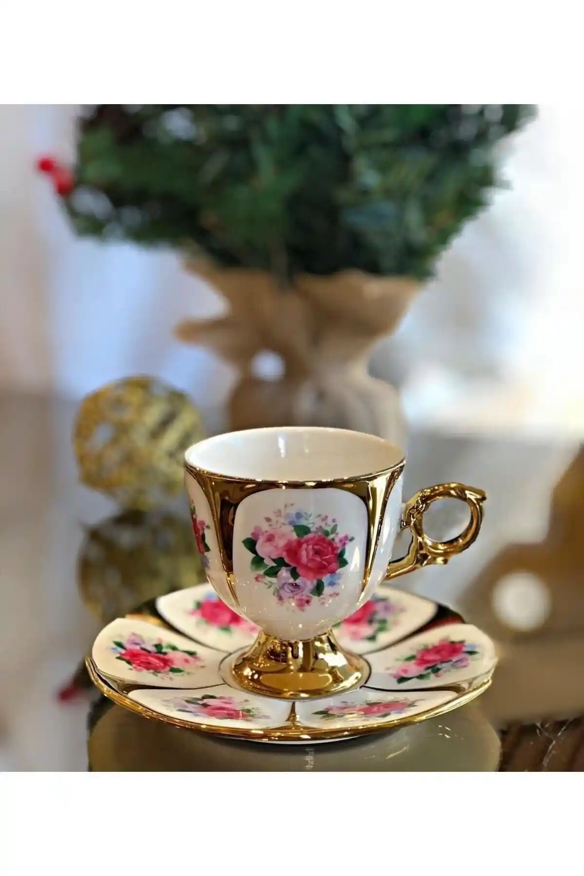 Kosova Stella Porselen Kahve Fincanı Takımı 6 Kişilik Modern ve Dayanıklı Tasarım