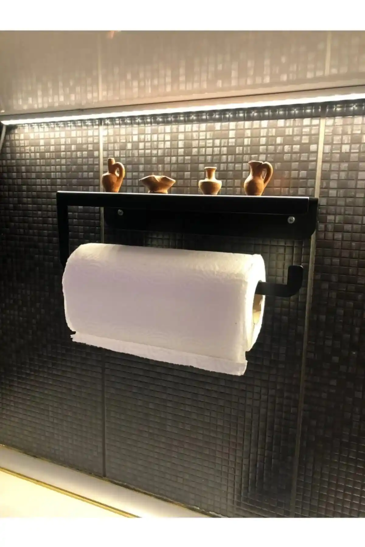 Kraker Rulo Kağıt Havluluk Peçetelik Modern ve Dayanıklı Metal Banyo ve Mutfak Düzenleyici