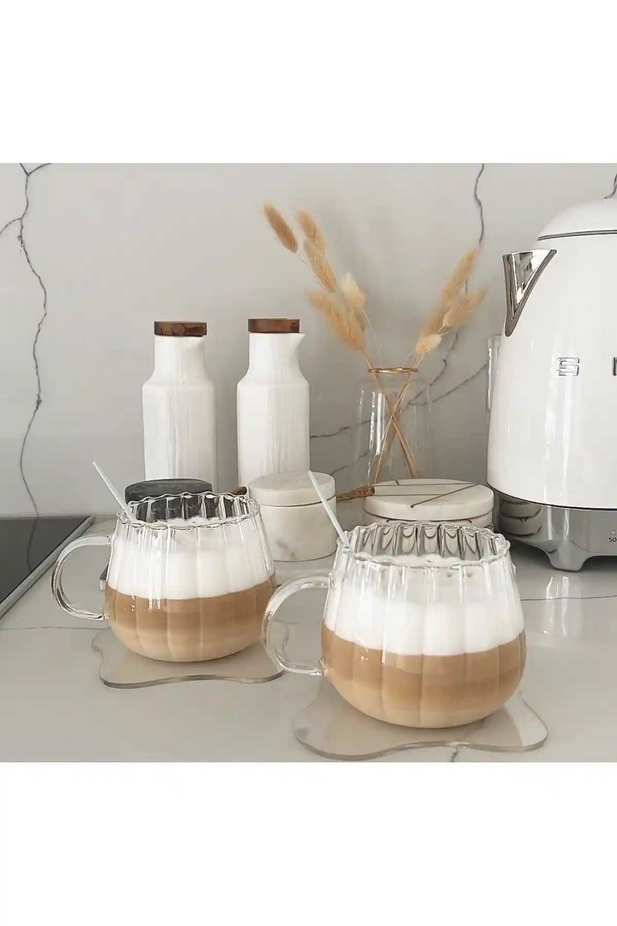 Küçük EW Isıya Dayanıklı Borosilikat Termisil Kupa: Modern ve Fonksiyonel Tasarım