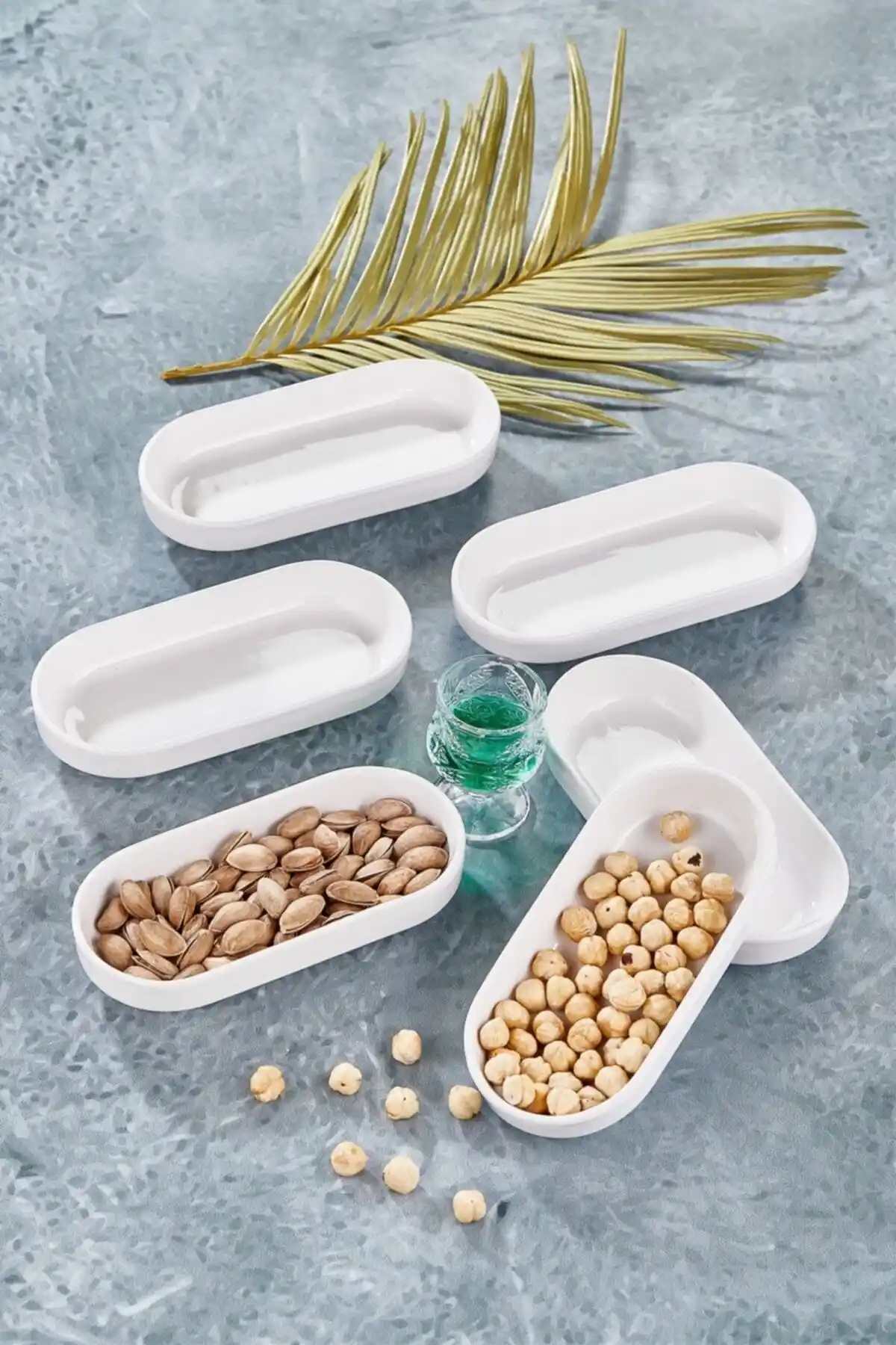 Kütahya Serisi 6'lı Çerezlik ve Kahvaltı Sunum Seti Modern ve Estetik Tasarımıyla Öne Çıkıyor