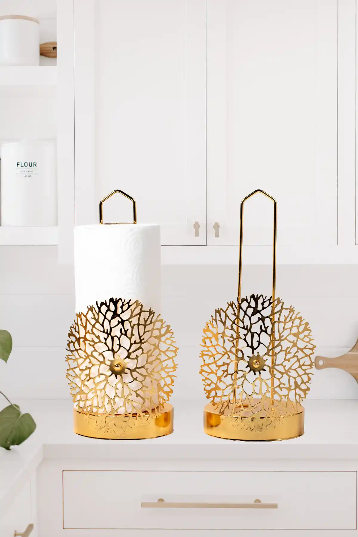 Leila Lüks Metal Kağıt Havluluk: Modern ve Şık Ev Dekorasyonu İçin Zarif Aksesuar