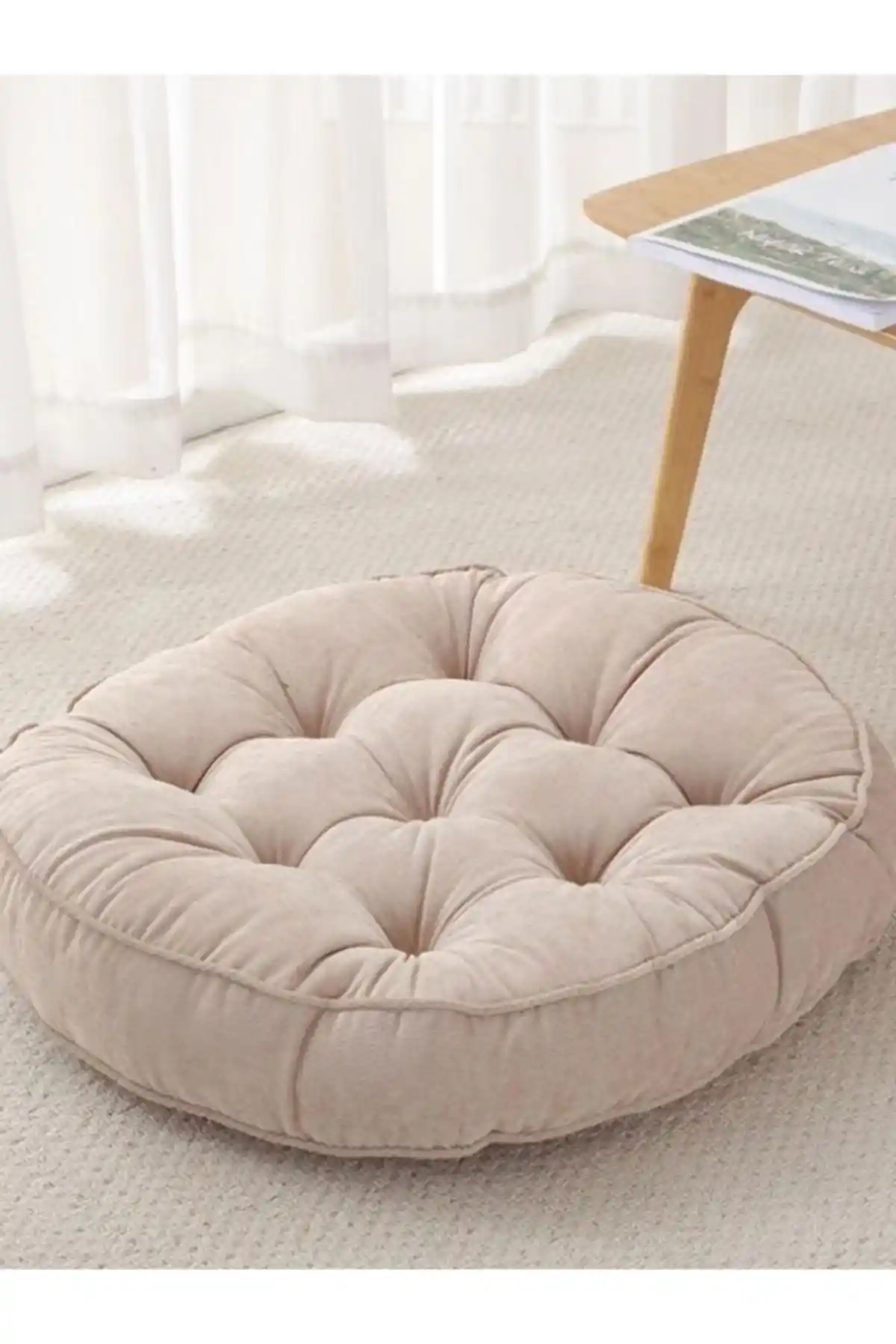 Lemeda Yuvarlak Yer Minderi: Modern ve Şık Oturma Çözümünde Konfor ve Estetik