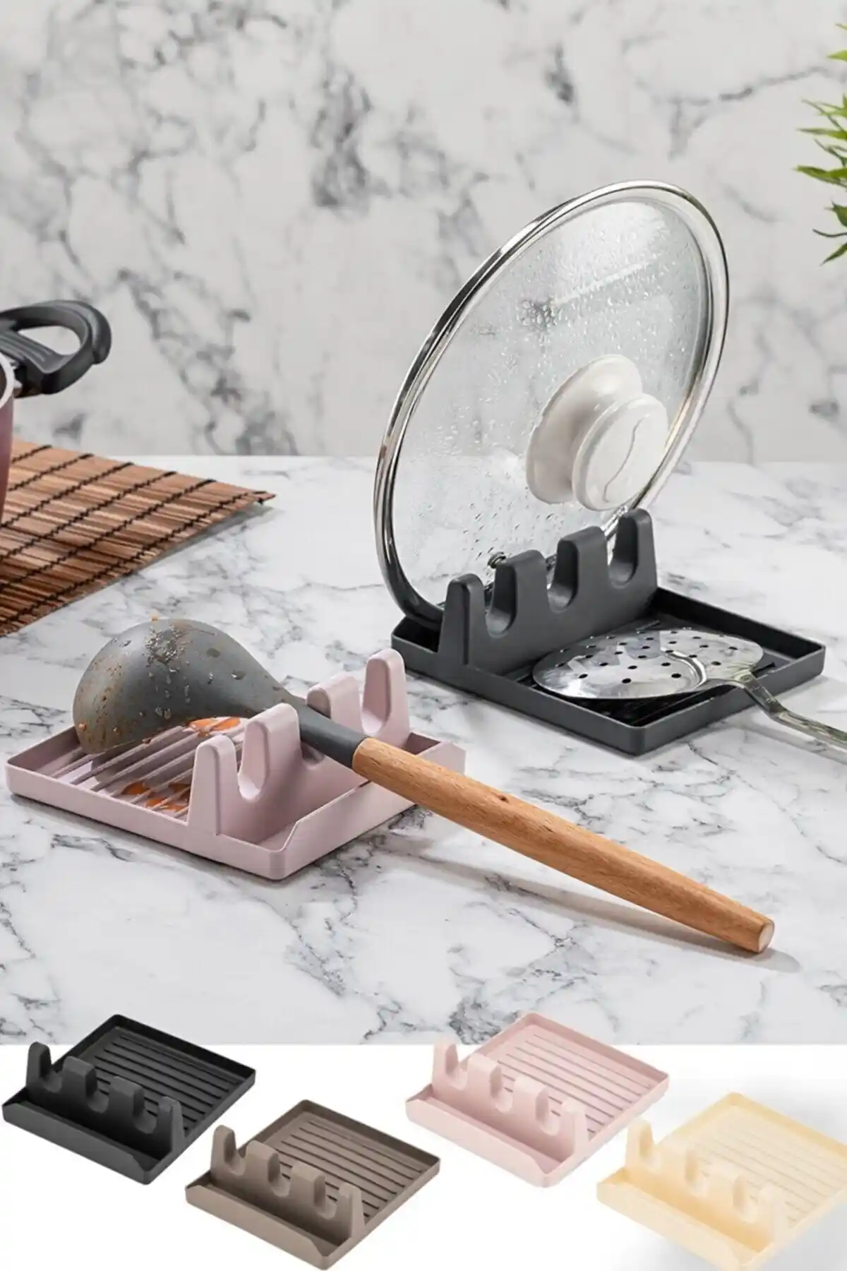 Leon Life Tabak Tutucu ve Kaşıklık: Çok Fonksiyonlu Mutfak Organizasyonu Çözümü