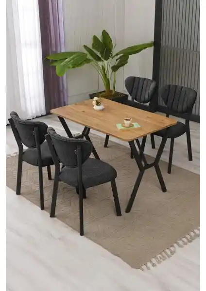 Lumodi Mobilya Elma Modeli Masa Sandalye Takımı Modern ve Çok Yönlü Tasarım Özellikleri