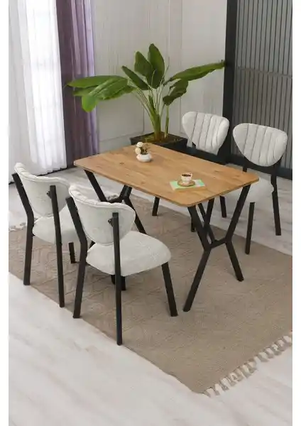 Lumodi Mobilya Elma Modeli Masa Sandalye Takımı Modern ve Dayanıklı Tasarım Özellikleri