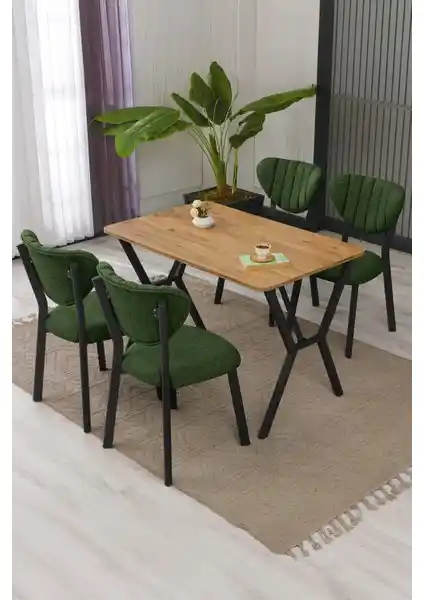 Lumodi Mobilya Elma Modeli Masa Sandalye Takımı Modern ve Dayanıklı Tasarımıyla Şık Mekanlar İçin