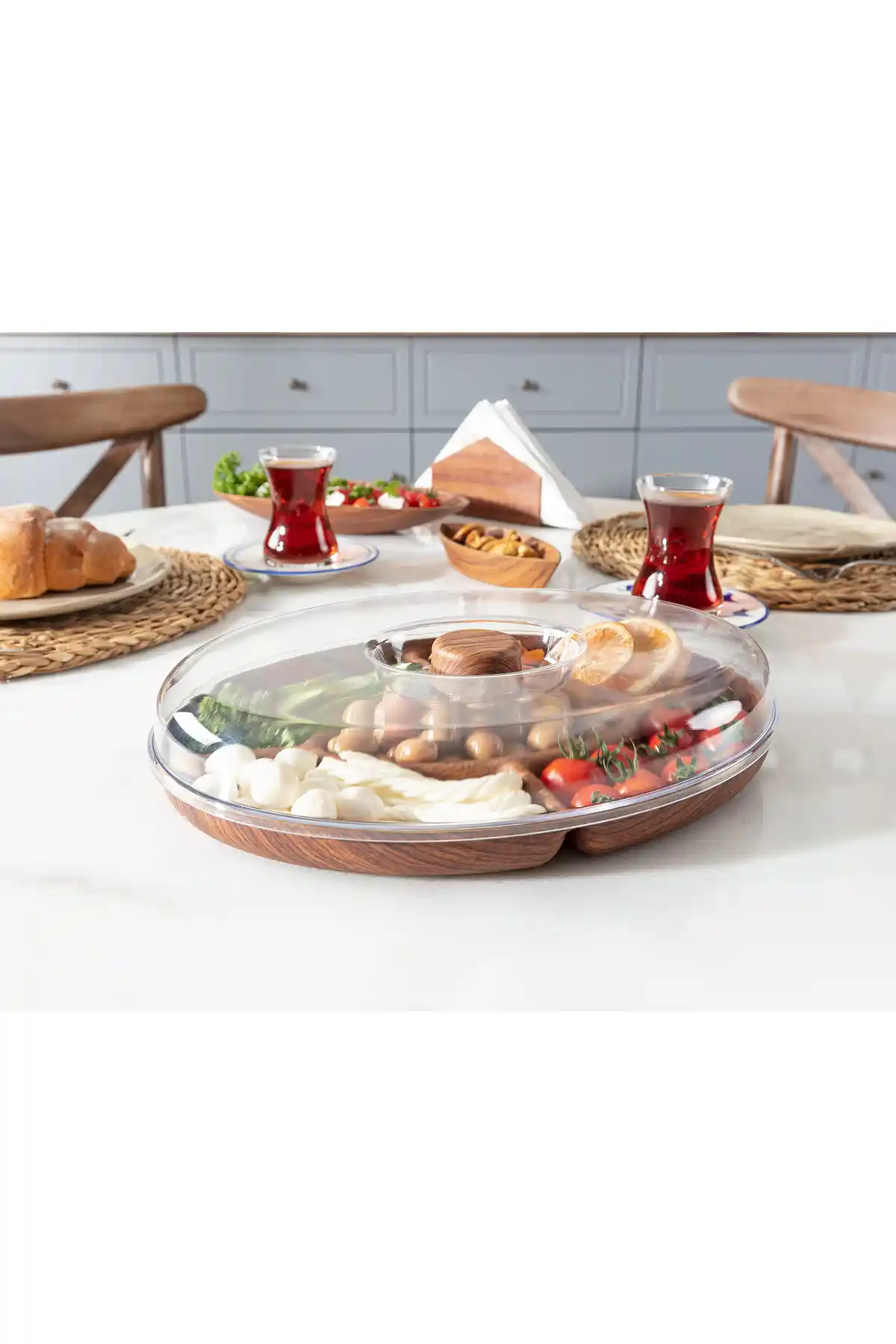 Madame Coco Angers Beş Bölmeli Çerezlik: Estetik ve Dayanıklı Mutfak Saklama Çözümü