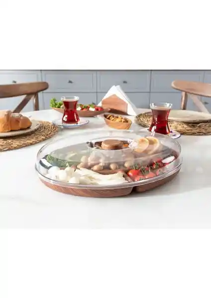 Madame Coco Angers Beş Bölmeli Çerezlik: Şık ve Pratik Mutfak Organizasyonu Aracı