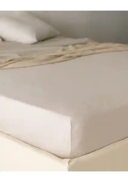 Madame Coco Belle King Size Lastikli Bambu Çarşaf Taş Renk Yatak Odası Konfor ve Şıklık İçin